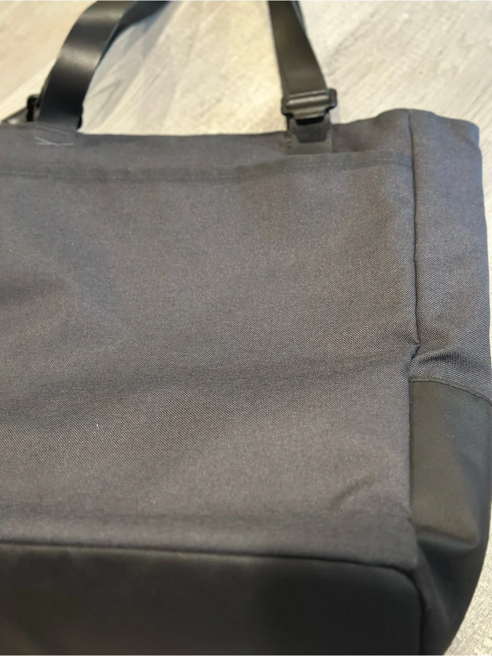 Targus Opin Purist Tote Laptop Bag Black Canvas Work Travel Tote 17” x 14”